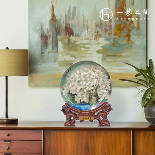 叶泉《百年好合》文创瓷盘-艺术家原作授权制作 现货包邮 含礼盒手提袋及收藏证书 商品图3