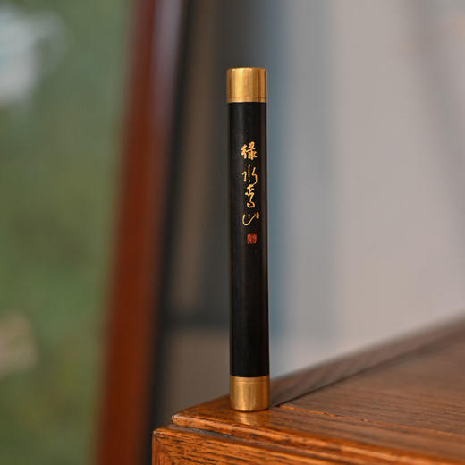 羽诗制造出品 翠竹凝香观山杯铜木熏香器香管礼盒套装 商品图3