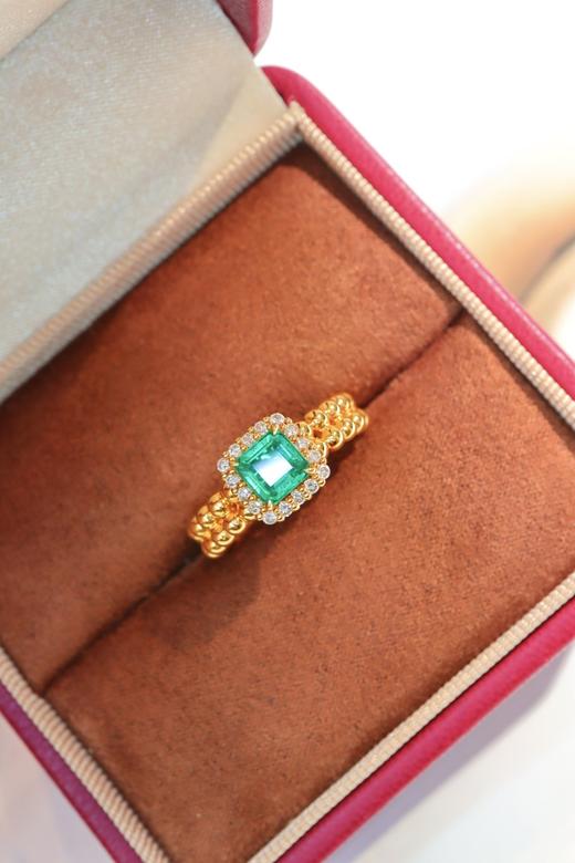 0.73ct 祖母绿戒指 商品图6
