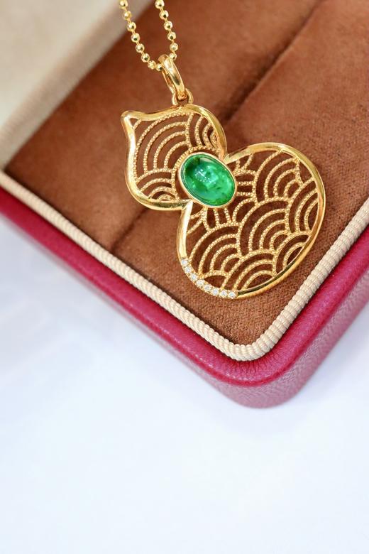 0.93ct 祖母绿吊坠 商品图6