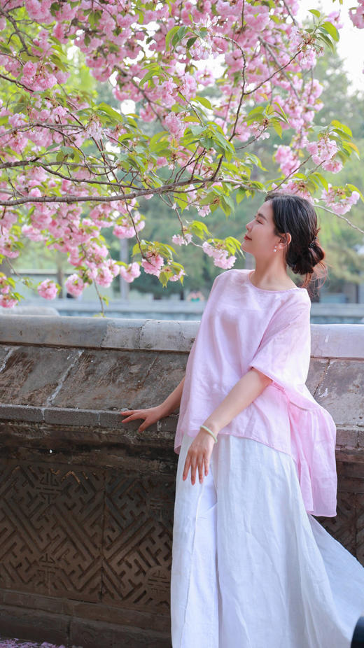 【抖音专属】老粉仙衣1804017-盈盈+白仙裤(22809137-术白】 商品图0