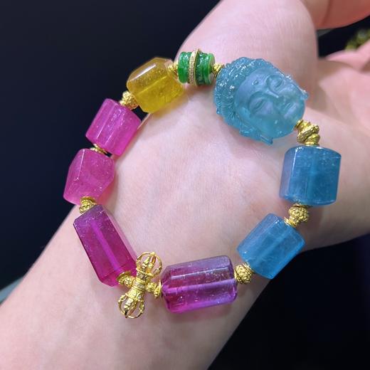 38.3g 碧玺原石手链 商品图2