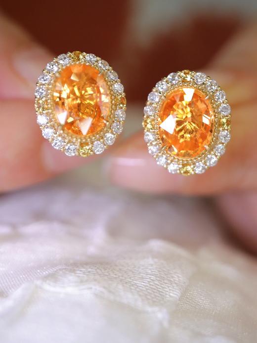 4.55ct 芬达石耳环 商品图3