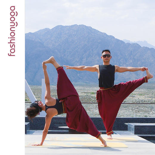 FM14929【男女同款】禅风棉麻系带灯笼裤 商品图13