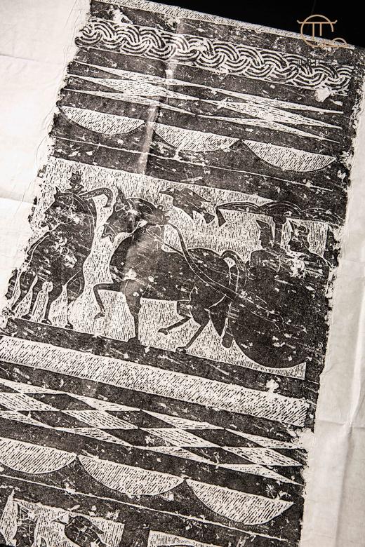 90年代老拓汉代季子挂剑画像石拓片 商品图3