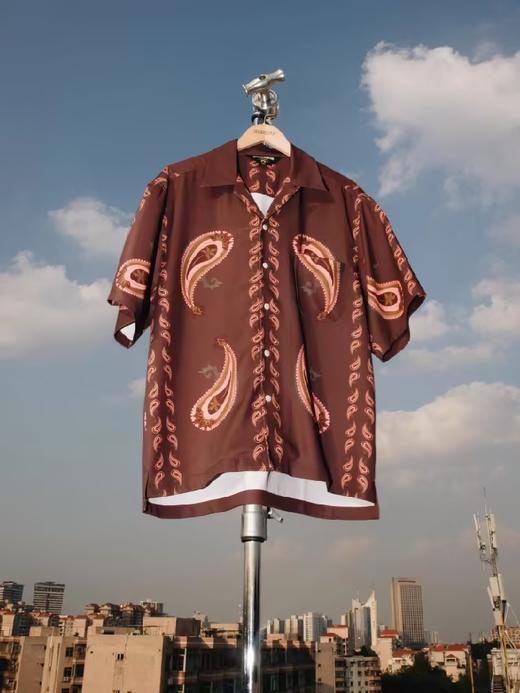 SUPERTOFU(SPTF)/JY-SS24-A013/腰果花 排列图案 ALOHA 夏威夷短袖衬衫 商品图0