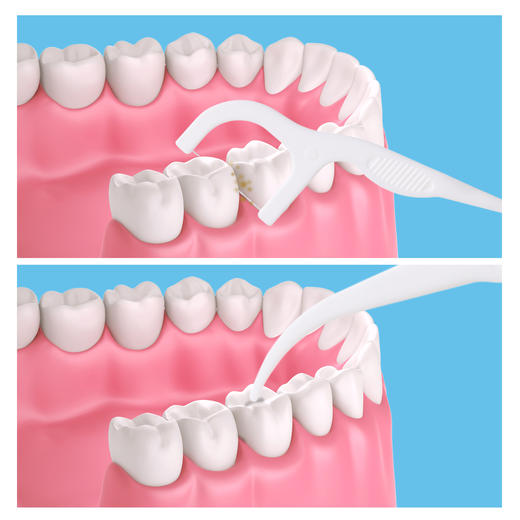 美丽雅方体罐装独立装牙线棒50入 商品图4