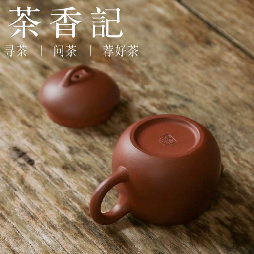 茶香记  龙山砂隐 紫泥红皮龙 小欢喜 少见泥料 红润透气 圆融可爱 讨喜实用 商品图3