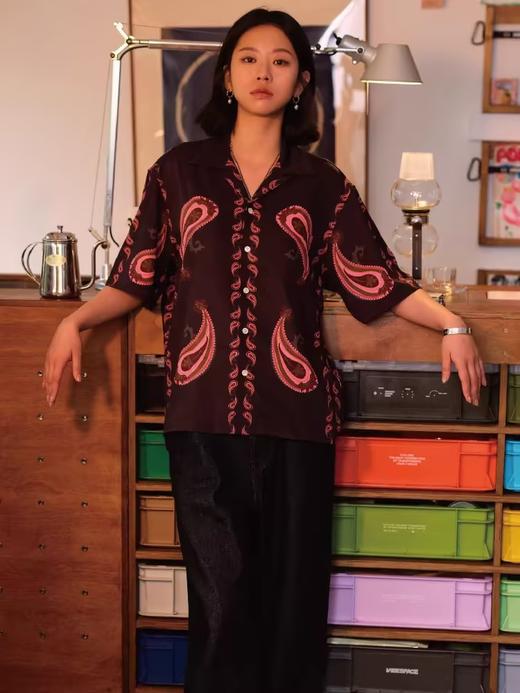 SUPERTOFU(SPTF)/JY-SS24-A013/腰果花 排列图案 ALOHA 夏威夷短袖衬衫 商品图3