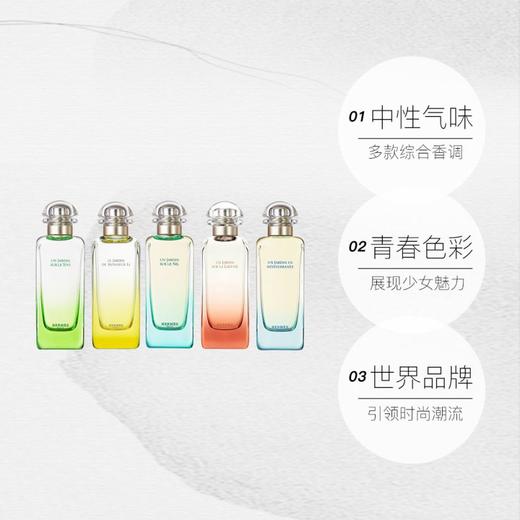 Hermes 爱马仕尼罗河泻湖花园香水女士持久淡香高级小众香水 50ml/100ml 商品图3