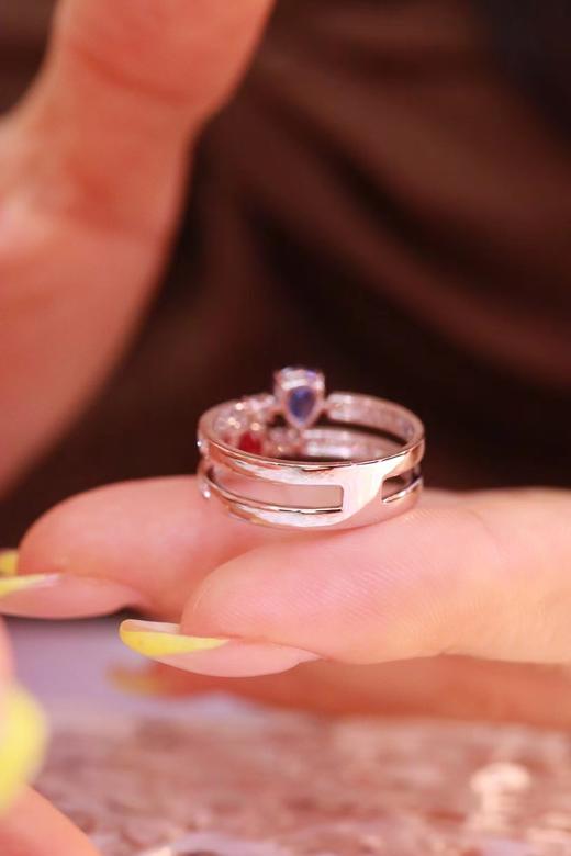 1.43ct 红蓝宝石戒指 商品图6