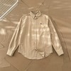 点此购买 拉夫劳伦男女款牛津纺纯色Logo刺绣排扣翻领六色经典长袖休闲衬衫 gz 292316 商品缩略图3