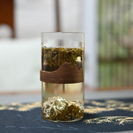 羽诗制造出品 翠竹凝香观山杯铜木熏香器香管礼盒套装 商品图2