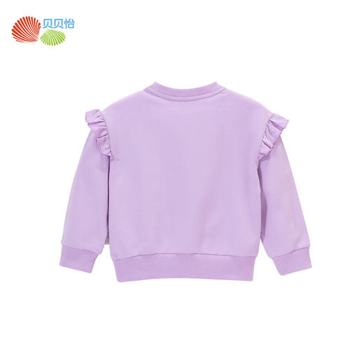 贝贝怡童装女童卫衣秋装2024新款洋气上衣儿童长袖纯棉春秋打底衫ZB3DS006 商品图6