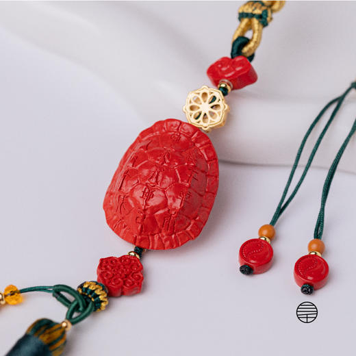 万物三千｜龟甲祈福朱砂挂饰 饰品 车挂 商品图5