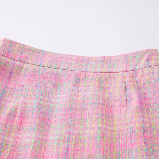 【微胖】IEF/爱依服 夏季韩版别致设计木耳边泡泡袖大码上下套裙DP33171 商品图3