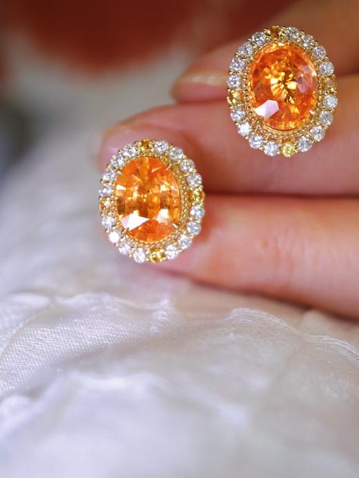 4.55ct 芬达石耳环 商品图2