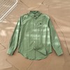 点此购买 拉夫劳伦男女款牛津纺纯色Logo刺绣排扣翻领六色经典长袖休闲衬衫 gz 292316 商品缩略图4