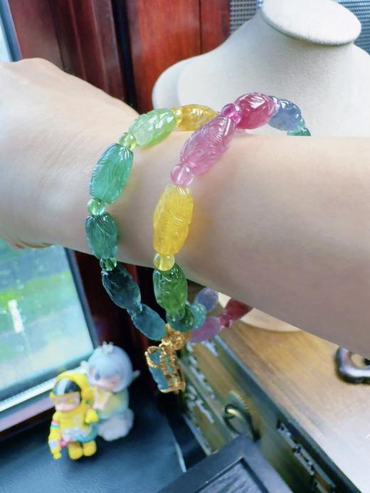 25.73g 雕刻碧玺手链 商品图8