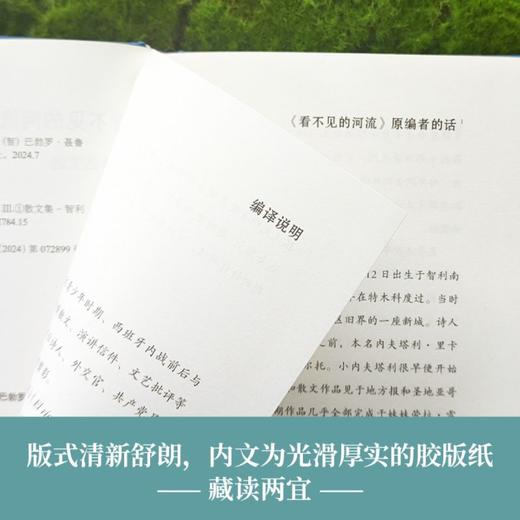 聂鲁达诗文集2册套装《在我热爱的世界上游荡：聂鲁达诗选》《看不见的河流：聂鲁达文选》 商品图4