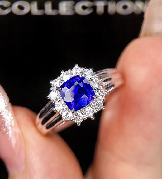 1.06ct 4.42g 蓝宝石戒指 商品图0