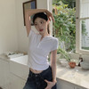 樱西玛ENXIMANE  九色纽扣款褶皱短袖013 简约舒适 百搭不挑人 商品缩略图1