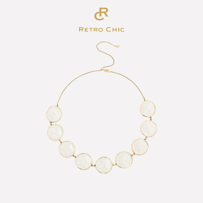 【陈德容同款】Art Nouveau新艺术时期 | 白色波纹项链