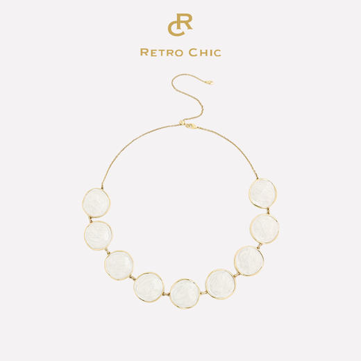 【陈德容同款】Art Nouveau新艺术时期 | 白色波纹项链 商品图0