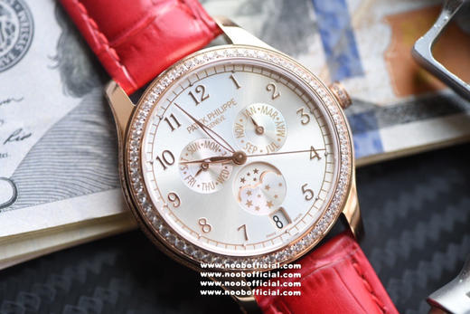 小红书爆款 top美年历女表 天花板的存在 历时3年创举之作，复原“ZP”比例尺寸与机芯功能N1出品最新推出 百达 翡丽复杂功能时计系列：4947G、4948G、4947R、4948R 商品图5