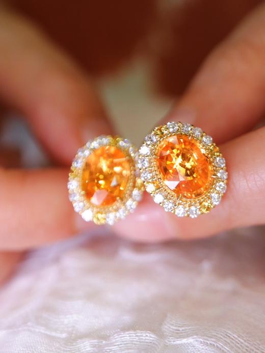 4.55ct 芬达石耳环 商品图1