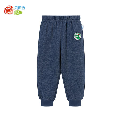 贝贝怡【仿牛仔休闲裤】秋季新款男童裤子薄绒保暖运动休闲束脚裤学生裤ZB3DK016 商品图4