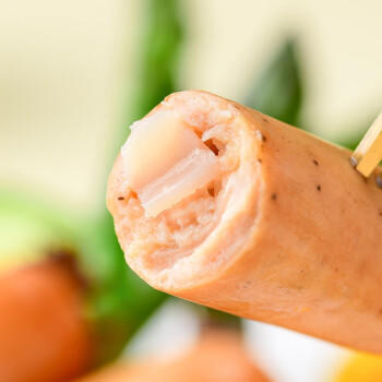 DGI控能低脂鸡肉肠即食高蛋白鸡胸肉脆皮肠健身零食海盐黑胡椒味250g 商品图3