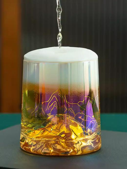 千里江山·炫彩玻璃杯 商品图7