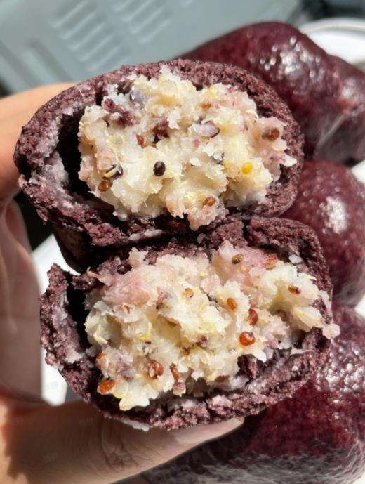 【头厨-黑米藜麦山药包】今夏不敢多吃碳水的人，把主食换成它，吃了后幸福哭了 商品图4