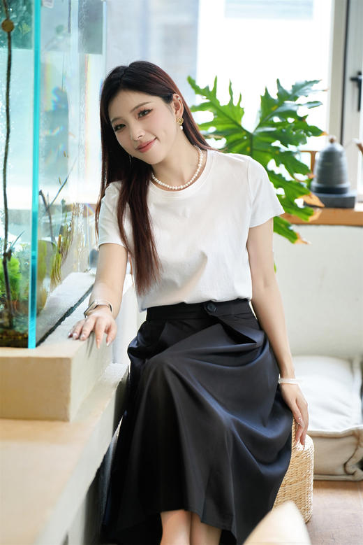 【圆领养肤T】臣禾 基础款正肩T恤9241050205【金猪甄选】 商品图1