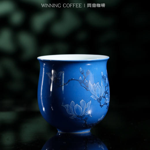 问鼎咖啡中国色咖啡杯蓝色（双鹤) （玉兰）（缺货） 商品图1