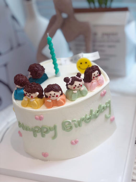 心形奶油蛋糕 黄油娃娃 提前一天下单 下单前请仔细阅读商品详情 商品图2