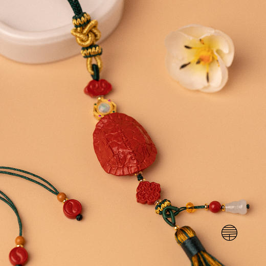 万物三千｜龟甲祈福朱砂挂饰 饰品 车挂 商品图2