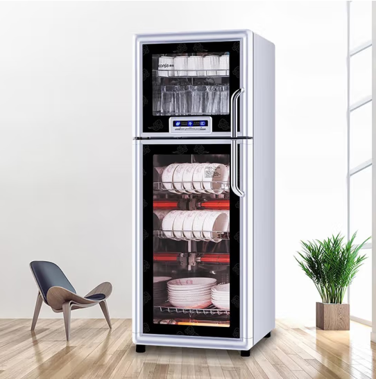 康星（502733）（konse） 消毒碗柜立式大容量 高温商用餐具 碗筷消毒碗柜 双门柜ZTP138-A