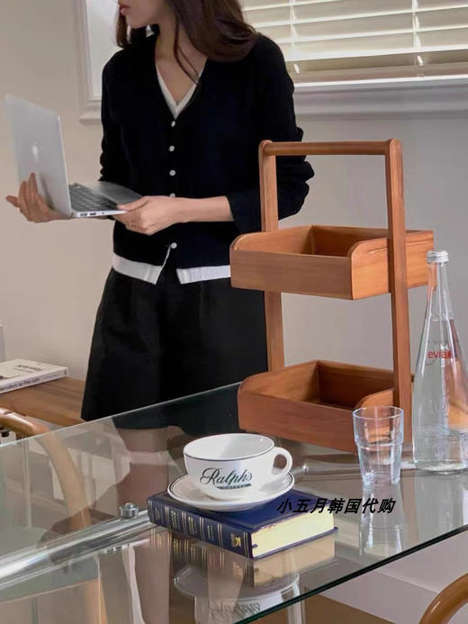 假两件开衫黑 商品图1