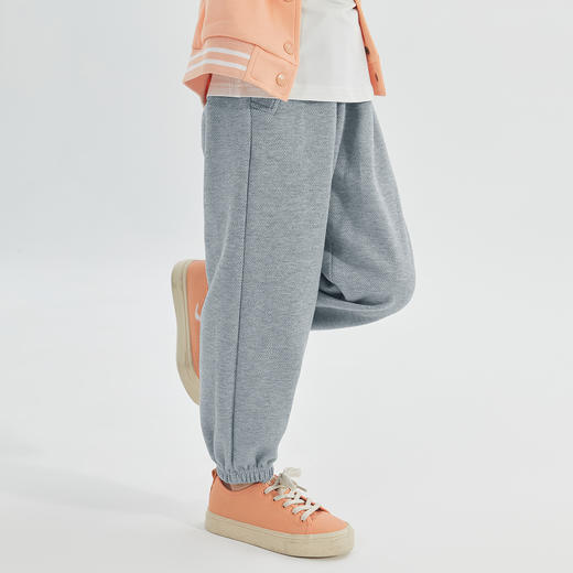 笛莎Deesha 女童裤子2024冬秋甜美简约宽松束脚裤 商品图1