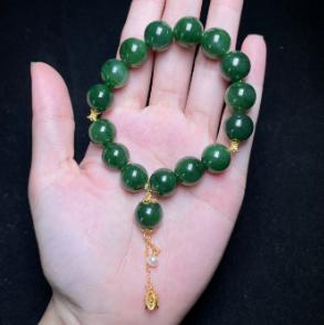 和田玉碧玉手串 商品图0