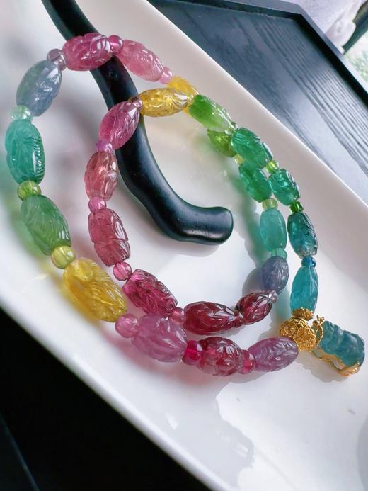 25.73g 雕刻碧玺手链 商品图1