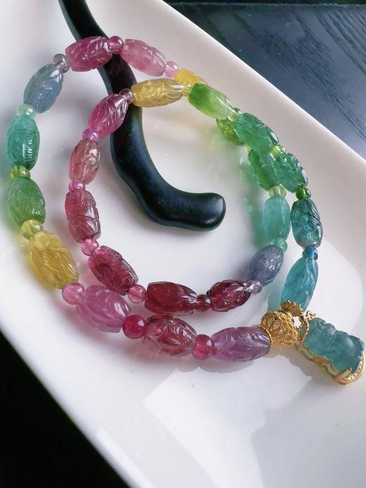 25.73g 雕刻碧玺手链 商品图2