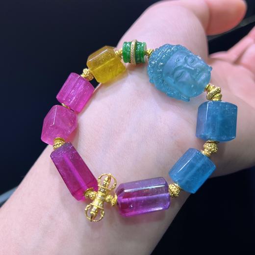 38.3g 碧玺原石手链 商品图6