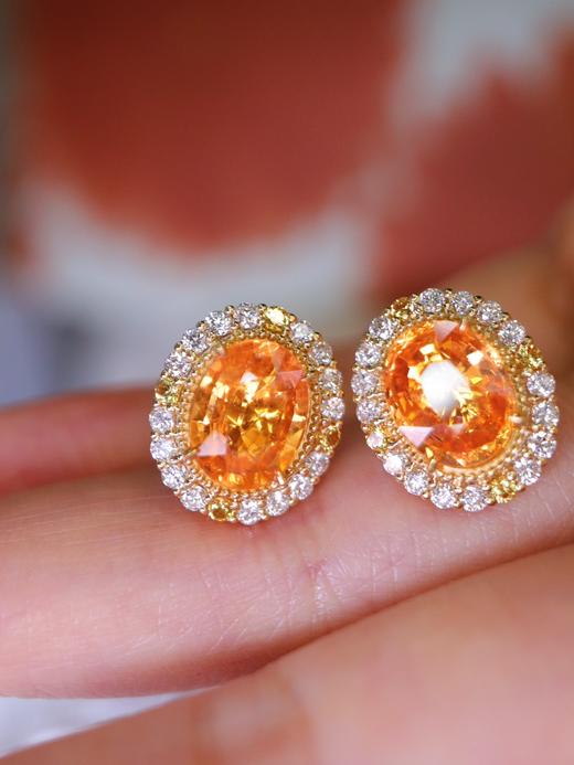 4.55ct 芬达石耳环 商品图0