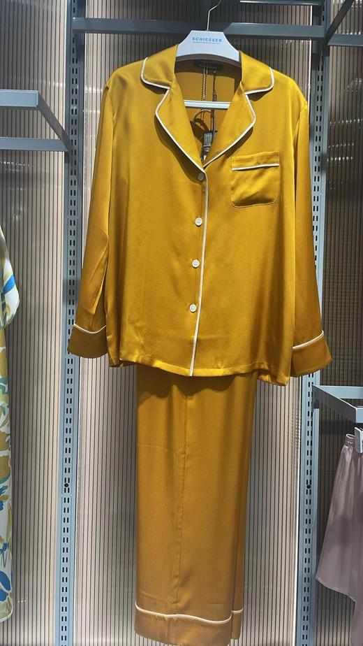 【100%桑蚕丝】SCHIESSER德国舒雅高铂雅女士长袖长裤套装100%桑蚕丝91/17228H 商品图0