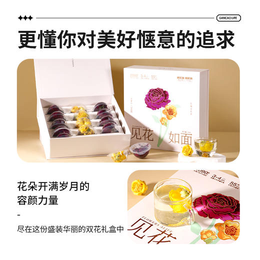 玫瑰金花花茶礼盒15罐/盒 商品图5