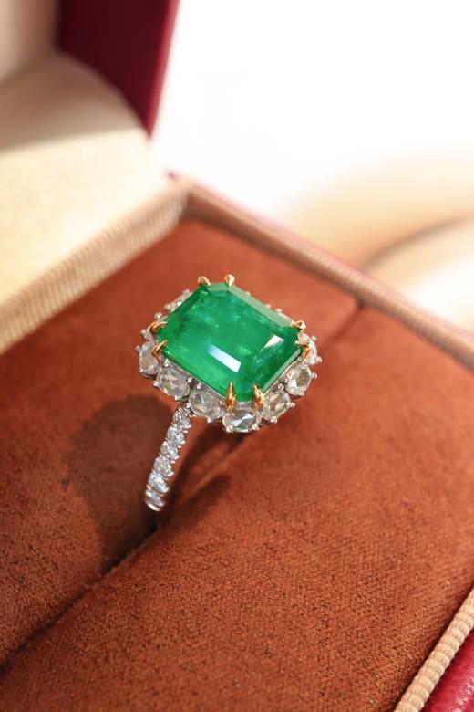 3.37ct 祖母绿戒指 商品图7