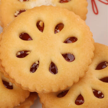 嘉士利零食果乐果香早餐果酱夹心饼干草莓味680g/盒 零食礼盒团购 商品图5